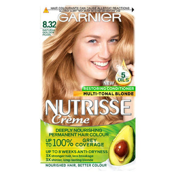 Nutrisse 8.32 Gold Pearl Blonde Permanent Hair Dye
